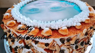 ഫോട്ടോ പ്രിന്റ് കേക്ക് //nutty bubbel photo print cake #nuttybubbule#photoprint