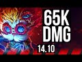 HEIMERDINGER vs MORDEKAISER (TOP) | 5k comeback, 65k DMG, 16/3/10, Legendary | KR Diamond | 14.10