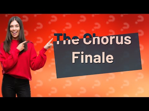 Can you end a song with a chorus?