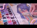 trying out WATERCOLORS // meiliang watercolor review