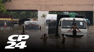 More then 100 killed by record breaking rain and flooding in India