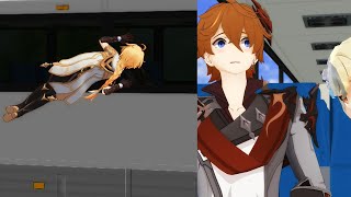 Overprotective Aether || Genshin Impact Animation MMD