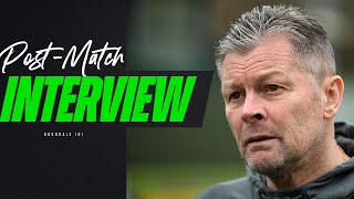 Post-Match Interview | Cotterill after important win over Rochdale