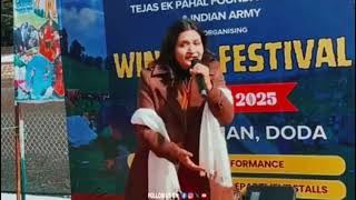 Urmila Rakhwal Performance at Lal Draman Winter festival 2025 || @pahadisarazivlog