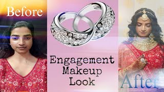 Engagement Makeup look / #engagement bride