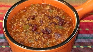 Chili Recipe - How to Make Homemade Chili