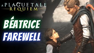 Amicia and Hugo say Goodbye to their Mother in A Plague Tale: Requiem