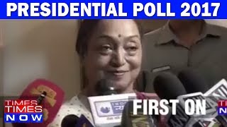 Presidential Polls 2017: Legislators Should Back Their Conscience Says Meira Kumar