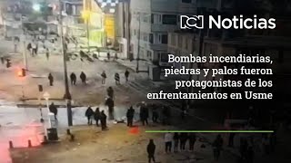 Bogotá vivió una nueva jornada de disturbios en la localidad de Usme