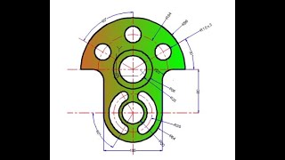 AutoCAD Practice Exercise 9