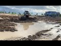 Complete 100% Delete The Lake By Shantui Bulldozer DH17-c2 Pushed Sand into Water