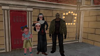 Evil Nun 2 Killed A Good Nun vs Jason Voorhees funny animation part 171