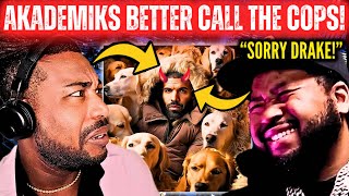 🔴Akademiks Better Call The COPS On DRAKE!😳|Drake Dog Audio DELETED From STREAM!