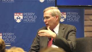 Madeleine Albright  and Stephen Hadley at University of Pennsylvania