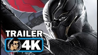 BLACK PANTHER Trailer + Avengers Fight Clip (4K ULTRA HD) Marvel Movie 2018