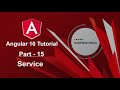 Angular 10 Tutorial - Service