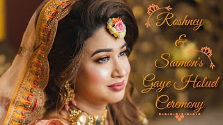 The Holud Night | Roshney and Saimons Wedding | Mehendi | Haldi Dance | Destination Wedding video.