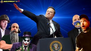 Did Elon Musk make a Nazi salute? Donald Trump's first week as president! (INSOMNIAC) Ep.306