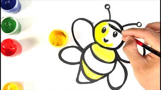 How To Draw a Bee/Uchun Asalari Rasm Chizish#FunKeepArt #BeTaiNangTV #ToBiART
