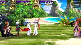 【FGO】刑部姫単騎 vs「なかよしサーヴァント交流会」【水怪クライシス高難易度】