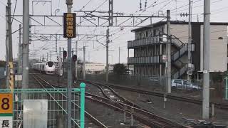 JR常磐線特急 E657系 内原駅通過