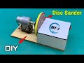 Make A Awesome Disc Sander At Home || Chế Máy Chà Nhám Đĩa Nhám Đơn Giản