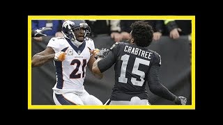 Breaking: michael crabtree & aqib talib suspended two games each for fighting