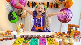 Diana is preparing Halloween sweets