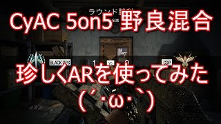 [BO3生放送]CyAC 5on5 野良混合で珍しくARを使う(´･ω･｀)[入浴]