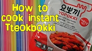 K FOOD: How to cook Instant Tteokbokki | Grace Villanueva