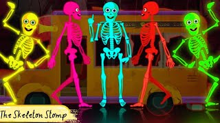 The Skeleton Stomp Song | @jircreation | Nursery Rhymes \u0026 Kids Song