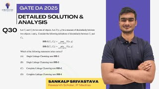 Q. No. 30 | GATE DA 2025 | Detailed Solution