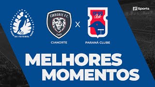 MELHORES MOMENTOS: CIANORTE 2 X 0 PARANÁ CLUBE | CAMPEONATO PARANAENSE 202 | 10ª RODADA | NSPORTS