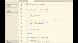 Rust Json Parser - Scanner Part2