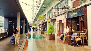 [4K Walk] 서울의 핫한 데이트장소, 비오는 날 힙지로 도보여행 / Walking on Hipjiro in Euljiro on a rainy day