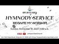 Hope United Church - Hymnody Service - November 10, 2024