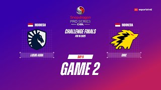 Team Liquid ID vs ONIC GAME 2 ESL Snapdragon Pro Series S6 | TLID vs ONIC ESPORTSTV