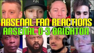 ARSENAL FANS REACTION TO ARSENAL 0-3 BRIGHTON | FANS CHANNEL