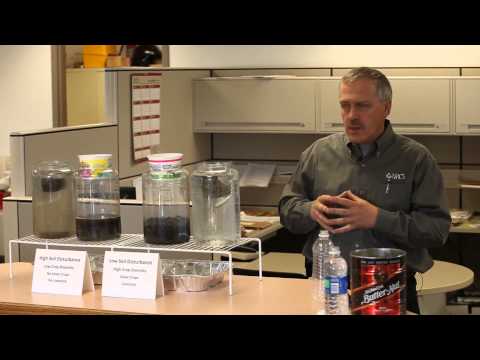 What are two contributing factors to unhealthy soil?