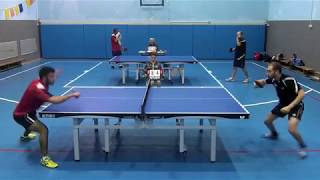 Table tennis - very, very Amazing point.