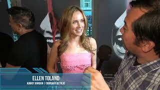 Ellen Toland Carpet Interview at Corporate Retreat Premiere