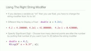 Objective-C Tutorial - Lesson 3: Part 1: Commenting & Compound Assignment Operators