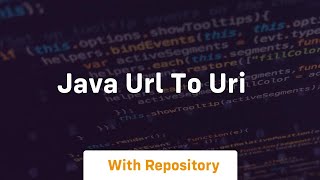 java url to uri