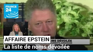Affaire Epstein : la liste de noms dévoilée • FRANCE 24