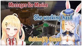 Pekora Realized that Kanade Really did Her Best at Minecraft Server  【hololive Clips】