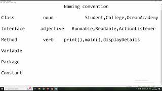 #9 Java Tutorial | Naming Convention in Java | Java in Tamil