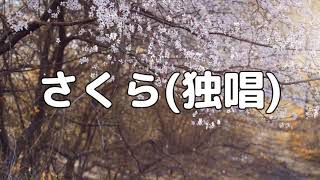 【合唱曲】さくら(独唱) / 歌詞付き【26/200】