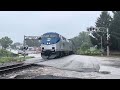 Amtrak P051 (AMTK 150, 187, 119) @ Market St. Crawfordsville, IN