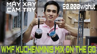 Máy xay sinh tố cầm tay WMF KÜCHENminis Mix On The Go–Nhỏ như cái bình sữa, xay mạnh như siêu nhân!