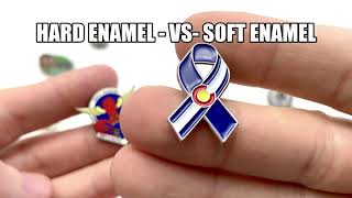 Soft Enamel Pins VS Hard Enamel Pins